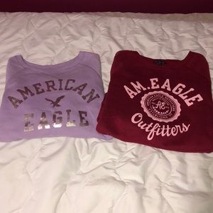 TWO American Eagle Sweatshirts